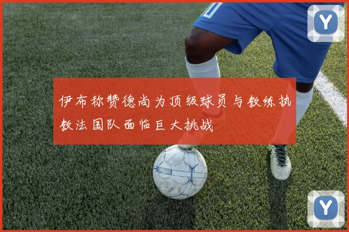 伊布称赞德尚为顶级球员与教练执教法国队面临巨大挑战
